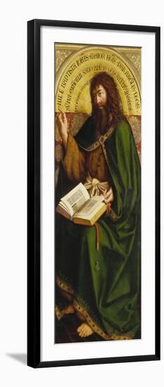 John the Baptist. Copy after Van Eyck (Ghent Altarpiece)-Michiel Coxcie-Framed Giclee Print