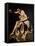 John the Baptist Playing with a Lamb-Michelangelo Merisi da Caravaggio-Framed Premier Image Canvas