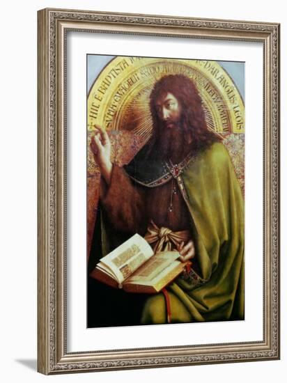 John the Baptist-Jan van Eyck-Framed Giclee Print