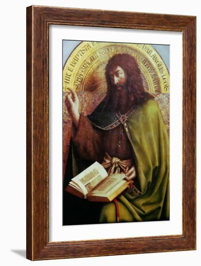 John the Baptist-Jan van Eyck-Framed Giclee Print