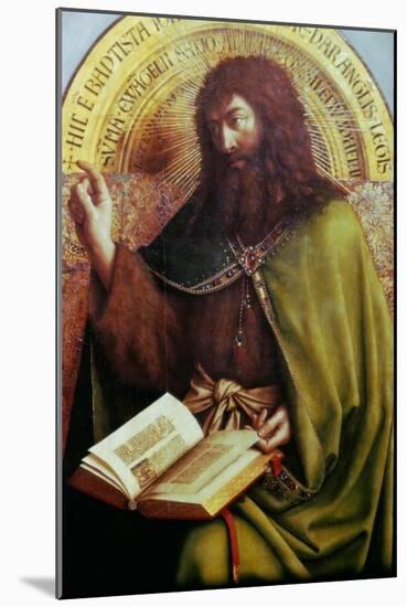 John the Baptist-Jan van Eyck-Mounted Giclee Print