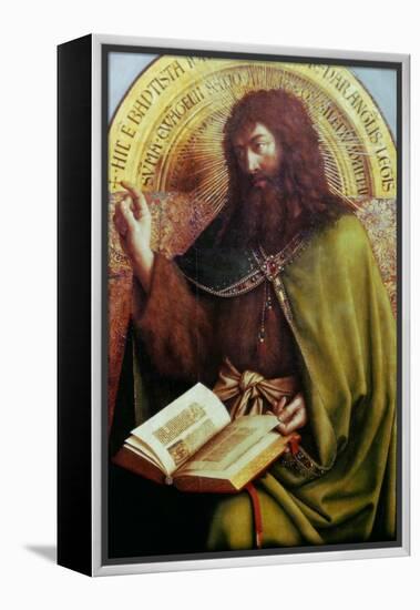 John the Baptist-Jan van Eyck-Framed Premier Image Canvas