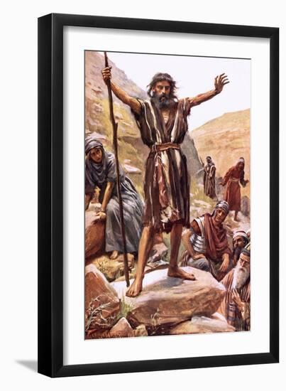 John the Baptist-Harold Copping-Framed Giclee Print