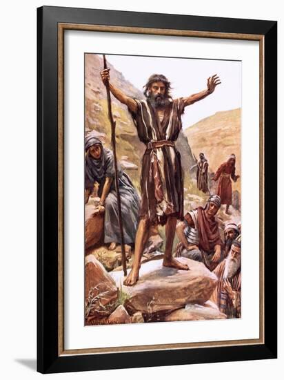 John the Baptist-Harold Copping-Framed Giclee Print