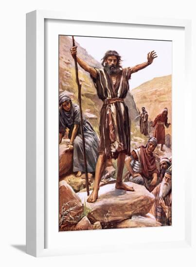 John the Baptist-Harold Copping-Framed Giclee Print