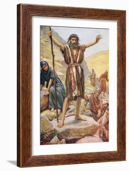 John the Baptist-Harold Copping-Framed Giclee Print