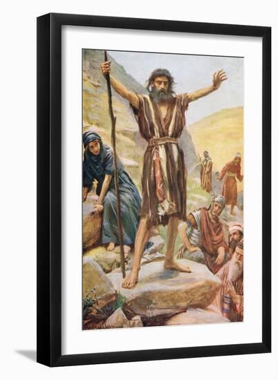 John the Baptist-Harold Copping-Framed Giclee Print