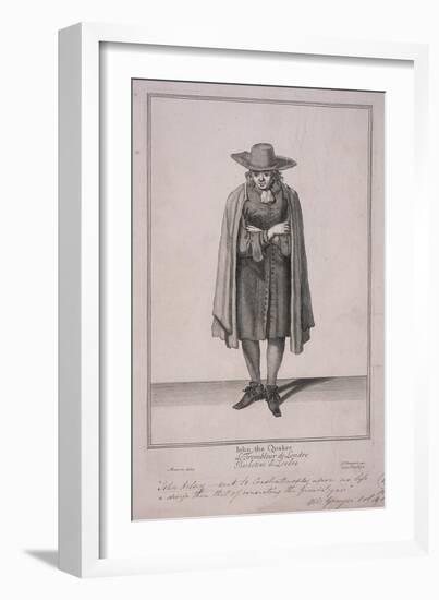 John the Quaker, Cries of London-Marcellus Laroon-Framed Giclee Print