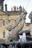 Atlas Fountain with Facade of Castle Howard in the Background-John Thomas-Giclee Print