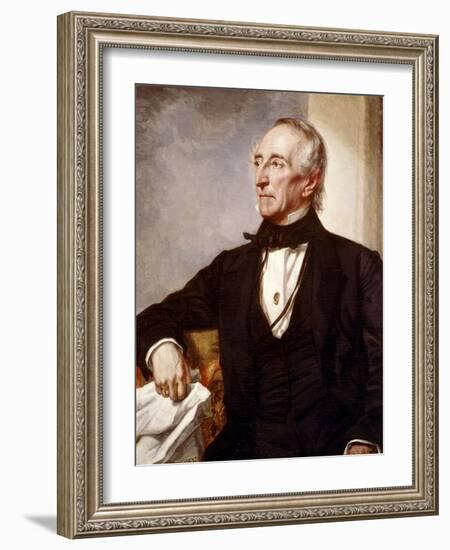 John Tyler, (10th Pres)-George Peter Alexander Healy-Framed Giclee Print