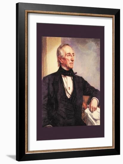 John Tyler-George Peter Alexander Healy-Framed Art Print