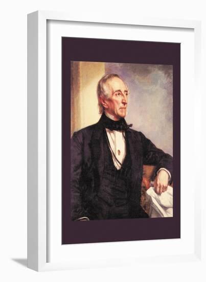 John Tyler-George Peter Alexander Healy-Framed Art Print