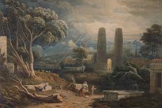 Suburbs of an Ancient City-John Varley-Giclee Print