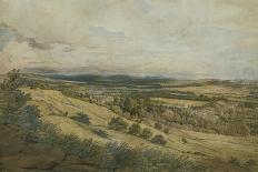 View of Bodenham and the Malvern Hills, Herefordshire-John Varley-Giclee Print