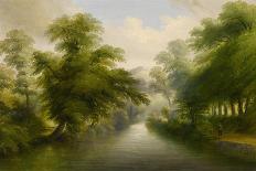 Mill Stream at Pynes - Exeter Water Company Works, 1862-John Wallace Tucker-Framed Giclee Print