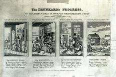 The Drunkard's Progress, 1826-John Warner Barber-Framed Premier Image Canvas