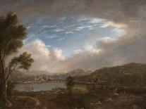 The Upper End of Coniston Lake, Lancashire, 1801-John Warwick Smith-Mounted Giclee Print