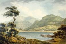 The Upper End of Coniston Lake, Lancashire, 1801-John Warwick Smith-Framed Premier Image Canvas