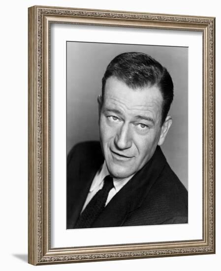 John Wayne, 1956-null-Framed Photo