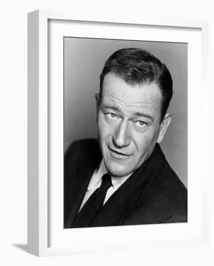 John Wayne, 1956-null-Framed Photo