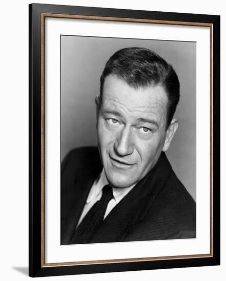 John Wayne, 1956-null-Framed Photo