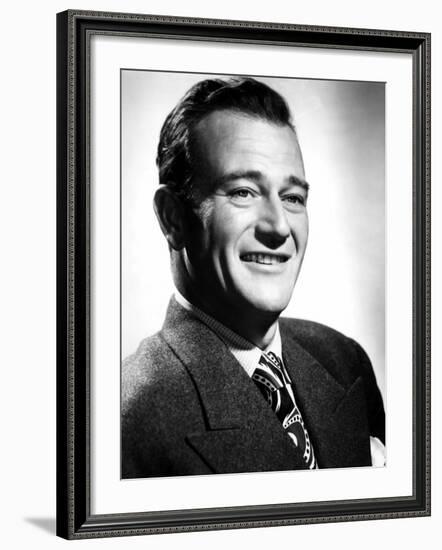 John Wayne, Academy Award Winning Actor, 1944-null-Framed Photo