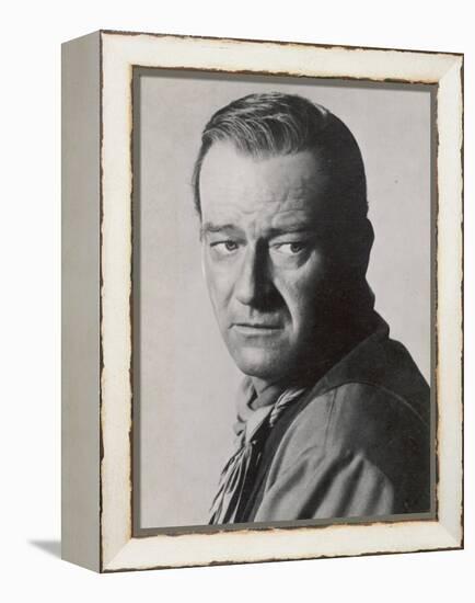 John Wayne American Film Actor-null-Framed Premier Image Canvas