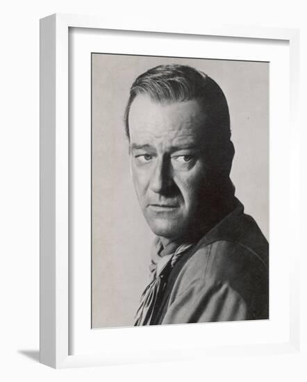 John Wayne American Film Actor-null-Framed Photographic Print