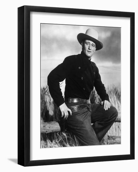 John Wayne, Angel and the Badman, 1947-null-Framed Photographic Print