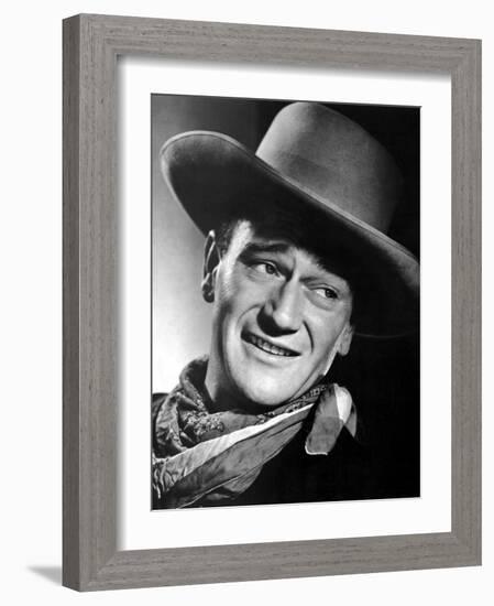 John Wayne, c.1940s-null-Framed Photo