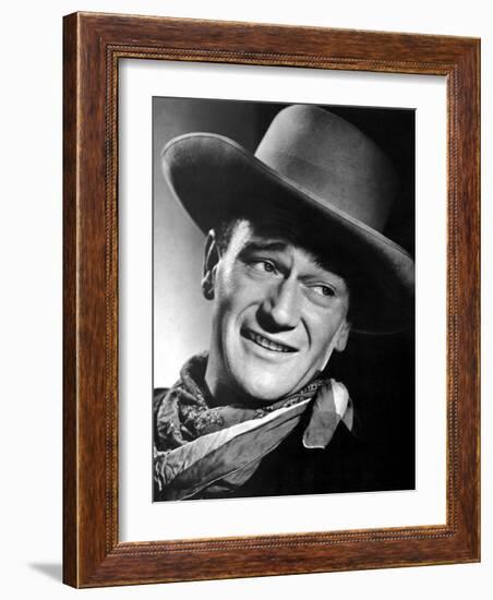 John Wayne, c.1940s-null-Framed Photo