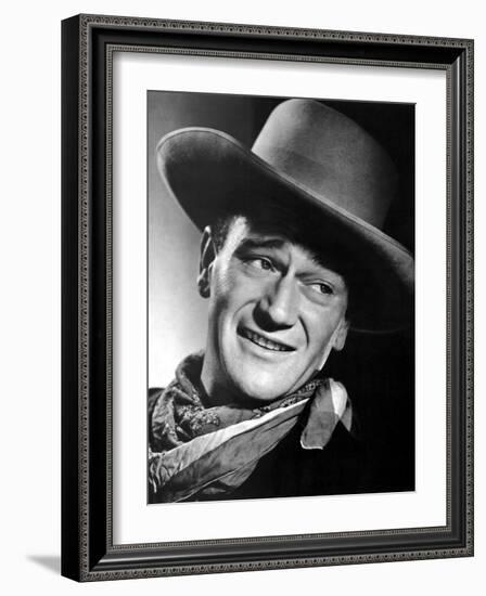 John Wayne, c.1940s-null-Framed Photo