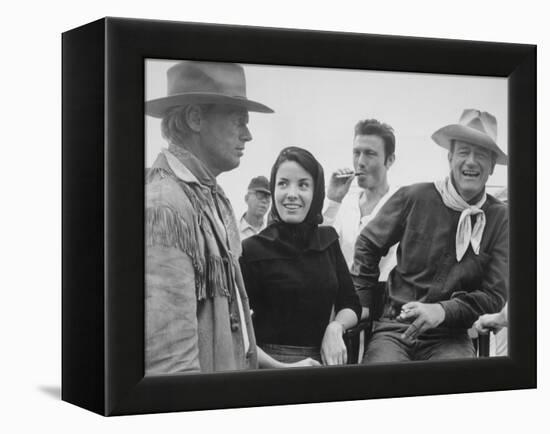 John Wayne, Richard Widmark, Laurence Harvey, Linda Cristal, The Alamo, 1960-null-Framed Premier Image Canvas