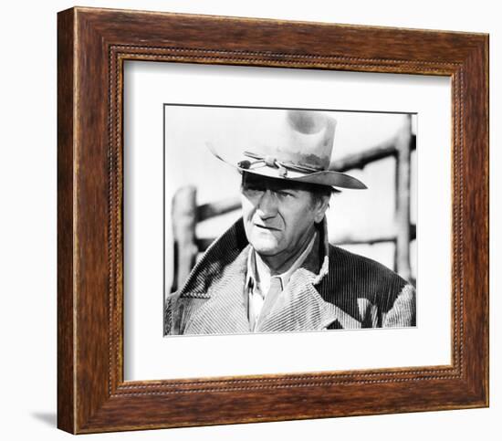 John Wayne - The Cowboys-null-Framed Photo