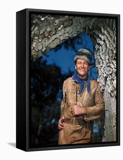 John Wayne THE FIGHTING KENTUCKIAN, 1949 directed by GEORGE WAGGNER (photo)-null-Framed Stretched Canvas