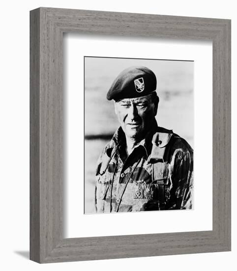 John Wayne, The Green Berets (1968)-null-Framed Photo