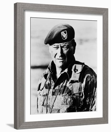 John Wayne, The Green Berets (1968)-null-Framed Photo