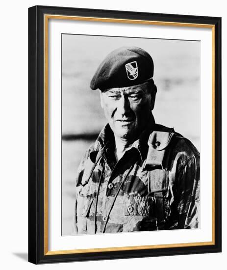 John Wayne, The Green Berets (1968)-null-Framed Photo