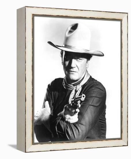 John Wayne, The Man Who Shot Liberty Valance (1962)-null-Framed Stretched Canvas