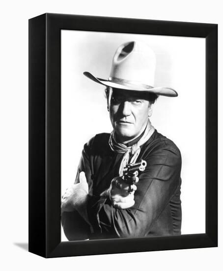 John Wayne, The Man Who Shot Liberty Valance (1962)-null-Framed Stretched Canvas