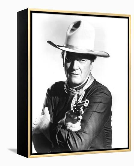 John Wayne, The Man Who Shot Liberty Valance (1962)-null-Framed Stretched Canvas
