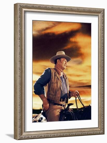 John Wayne-null-Framed Photo