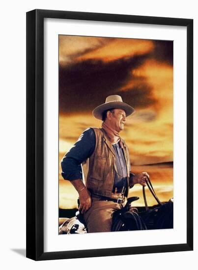 John Wayne-null-Framed Photo