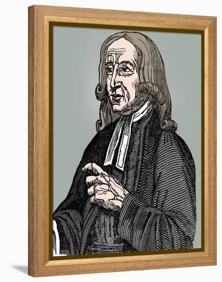 John Wesley, 18th century English non-conformist preacher, 1832-Unknown-Framed Premier Image Canvas