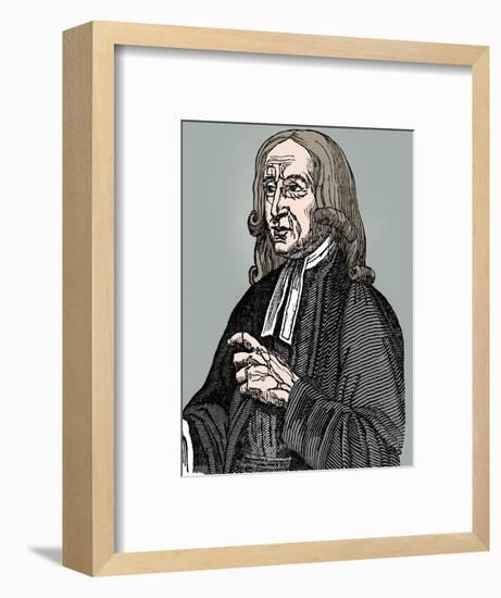 John Wesley, 18th century English non-conformist preacher, 1832-Unknown-Framed Giclee Print