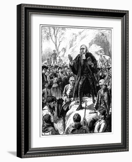 John Wesley, 18th Century English Non-Conformist Preacher, 1888-null-Framed Giclee Print