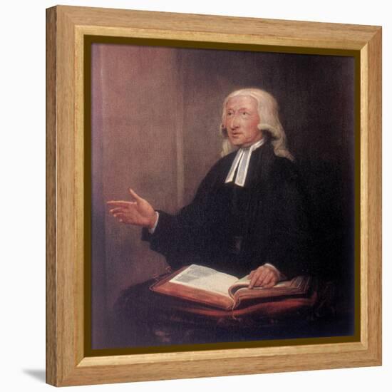 John Wesley, 18th Century English Non-Conformist Preacher-William Hamilton-Framed Premier Image Canvas