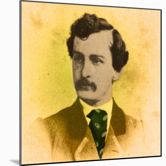 John Wilkes Booth, American Assassin-Science Source-Mounted Giclee Print