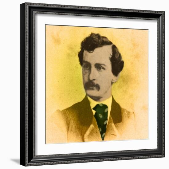 John Wilkes Booth, American Assassin-Science Source-Framed Giclee Print