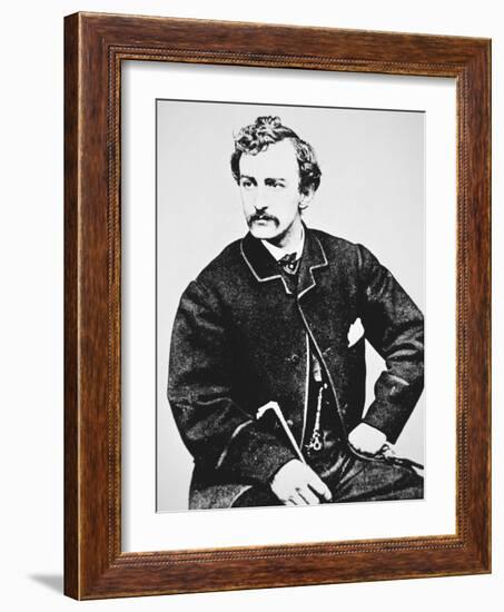 John Wilkes Booth-American School-Framed Giclee Print